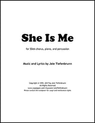 She Is Me Instrumental Parts choral sheet music cover Thumbnail